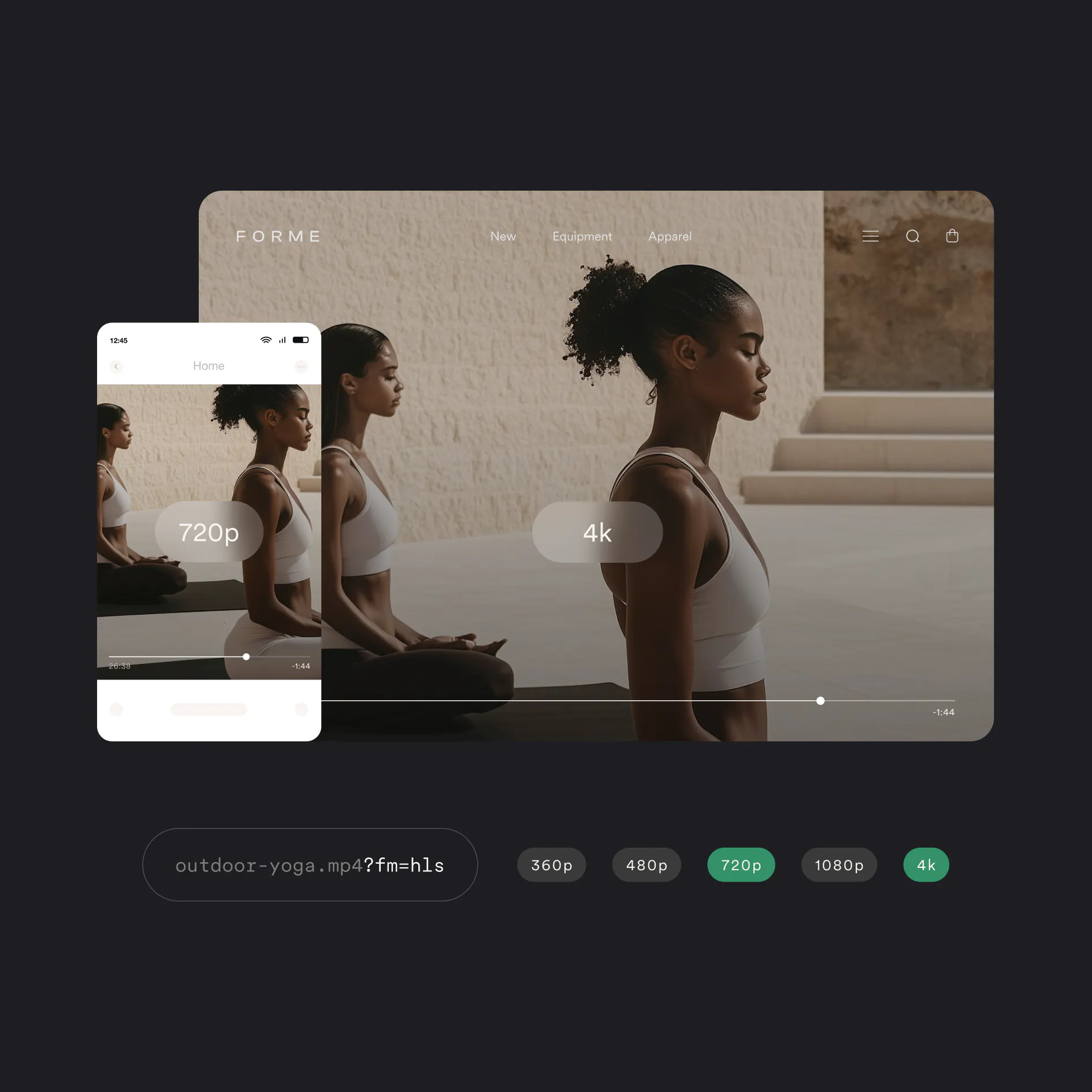 Captions translated across multiple languages